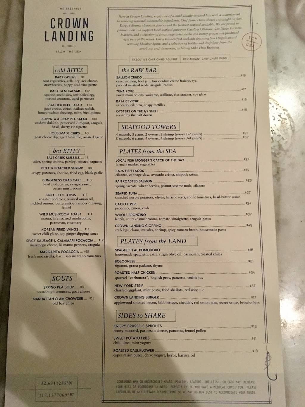 Crown Landing | cafe | 4000 Coronado Bay Rd, Coronado, CA 92118, USA | 6194244444 OR +1 619-424-4444