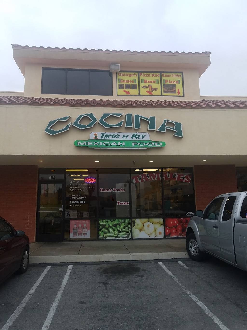 Cocina Tacos El Rey | restaurant | 2920 E Florida Ave, Hemet, CA 92544, USA | 9517656406 OR +1 951-765-6406