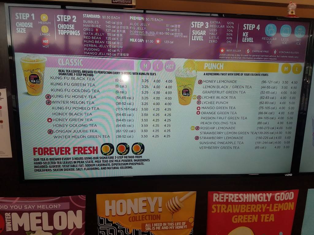 Kung Fu Tea | cafe | Campus Plaza, 3701 Vestal Pkwy E #8, Vestal, NY 13850, United States | 9176054963 OR +1 917-605-4963