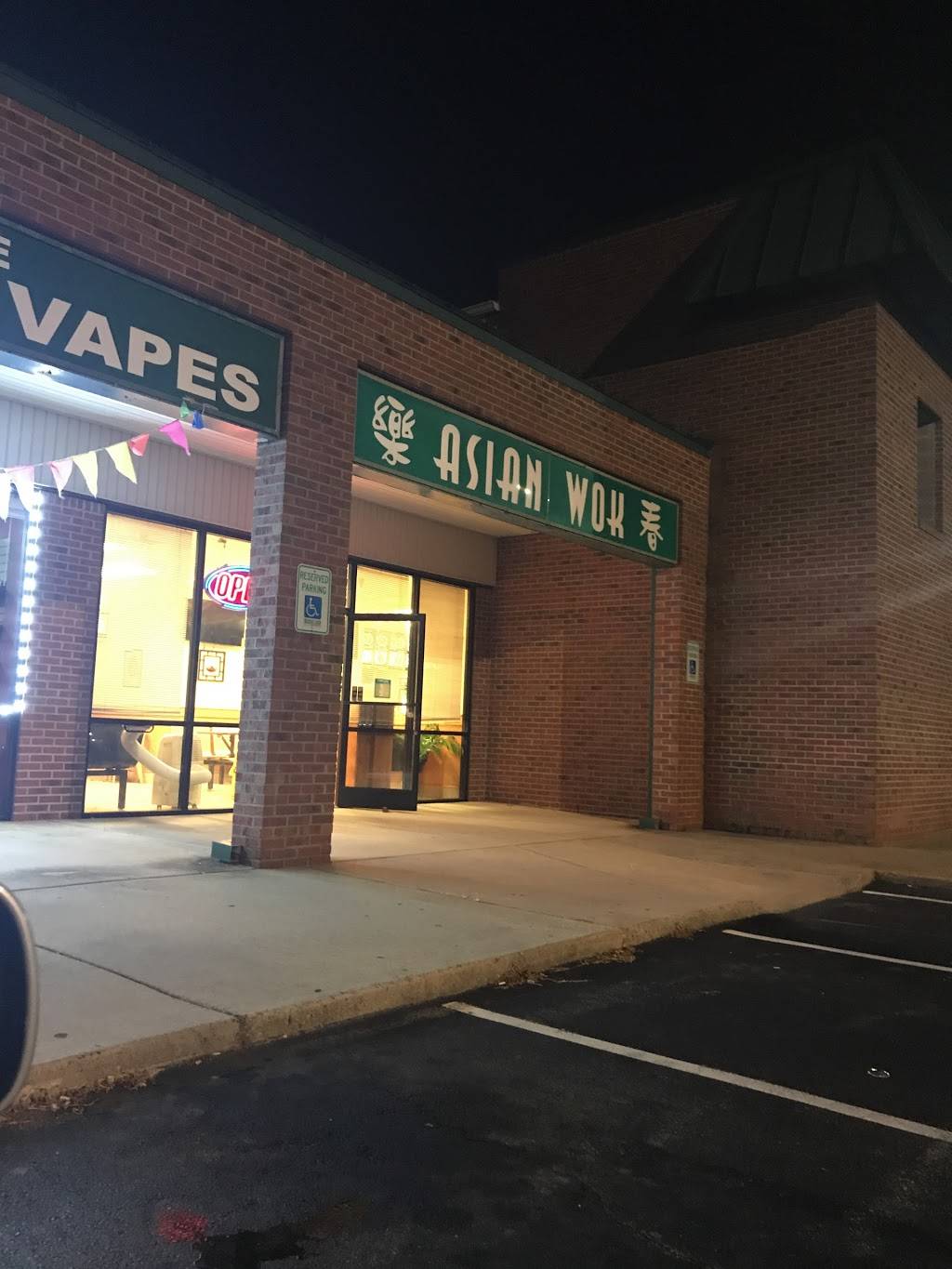 Asian Wok | restaurant | 6310 Old Oak Ridge Rd # B, Greensboro, NC 27410, USA | 3366688286 OR +1 336-668-8286