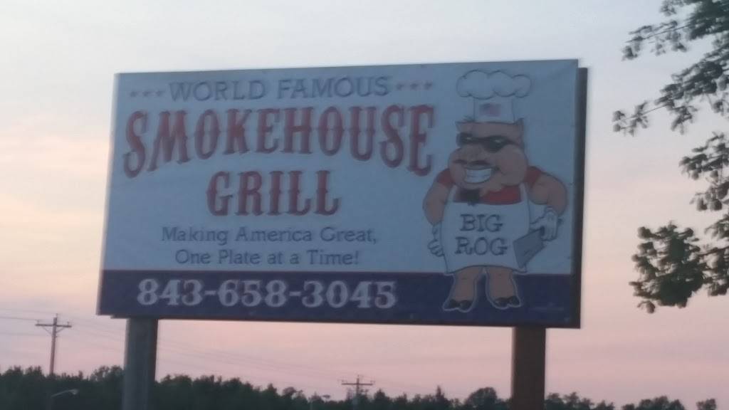 World Famous Smokehouse Grill | restaurant | 5843 SC-151, Jefferson, SC 29718, USA | 8436583045 OR +1 843-658-3045