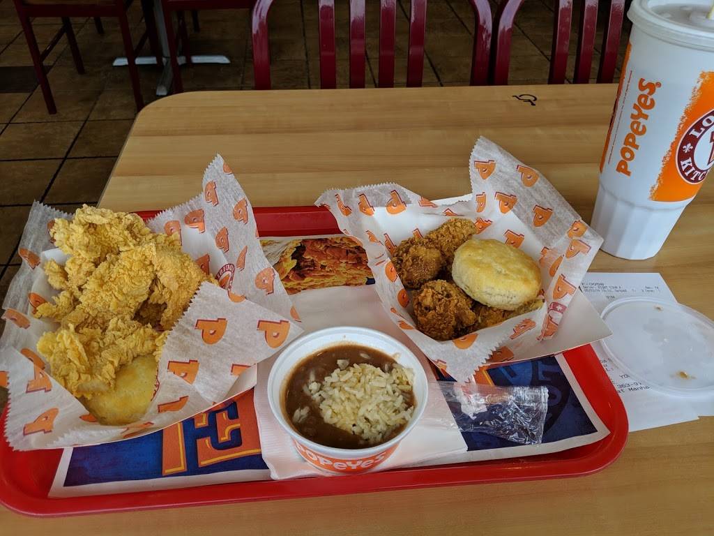 Popeyes Louisiana Kitchen | restaurant | 1545 Lapalco Blvd, Harvey, LA 70058, USA | 5043639169 OR +1 504-363-9169