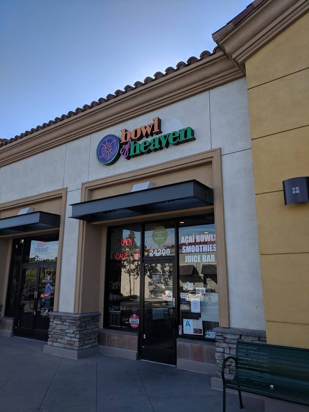 Bowl Of Heaven | restaurant | 24208 Valencia Blvd #202, Santa Clarita, CA 91355, USA | 6612881977 OR +1 661-288-1977