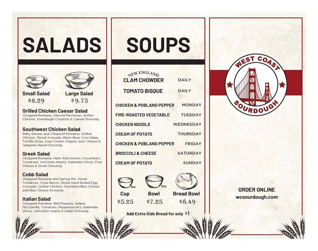 West Coast Sourdough | restaurant | 7600 Elk Grove Blvd #120, Elk Grove, CA 95758, USA | 9166832244 OR +1 916-683-2244