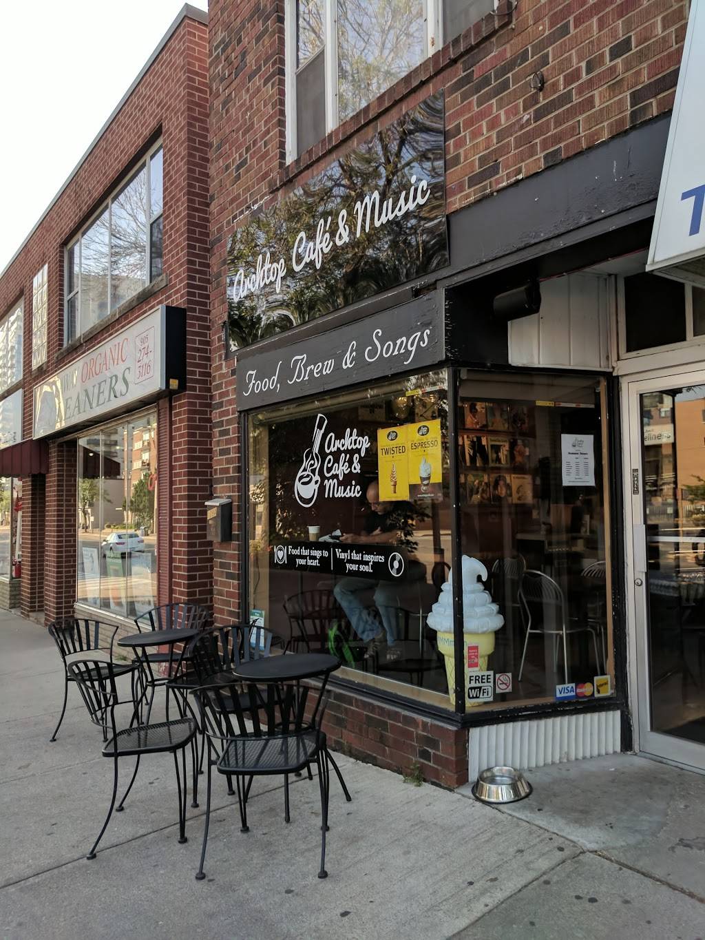 Archtop Cafe | cafe | 109 Lakeshore Rd E, Mississauga, ON L5G 1E2, Canada | 9052782233 OR +1 905-278-2233