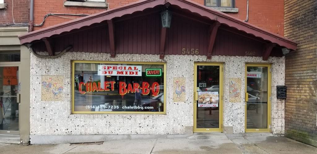 Chalet Bar-B-Q | restaurant | 5456 Rue Sherbrooke Ouest, Montréal, QC H4A 1V9, Canada | 5144897235 OR +1 514-489-7235