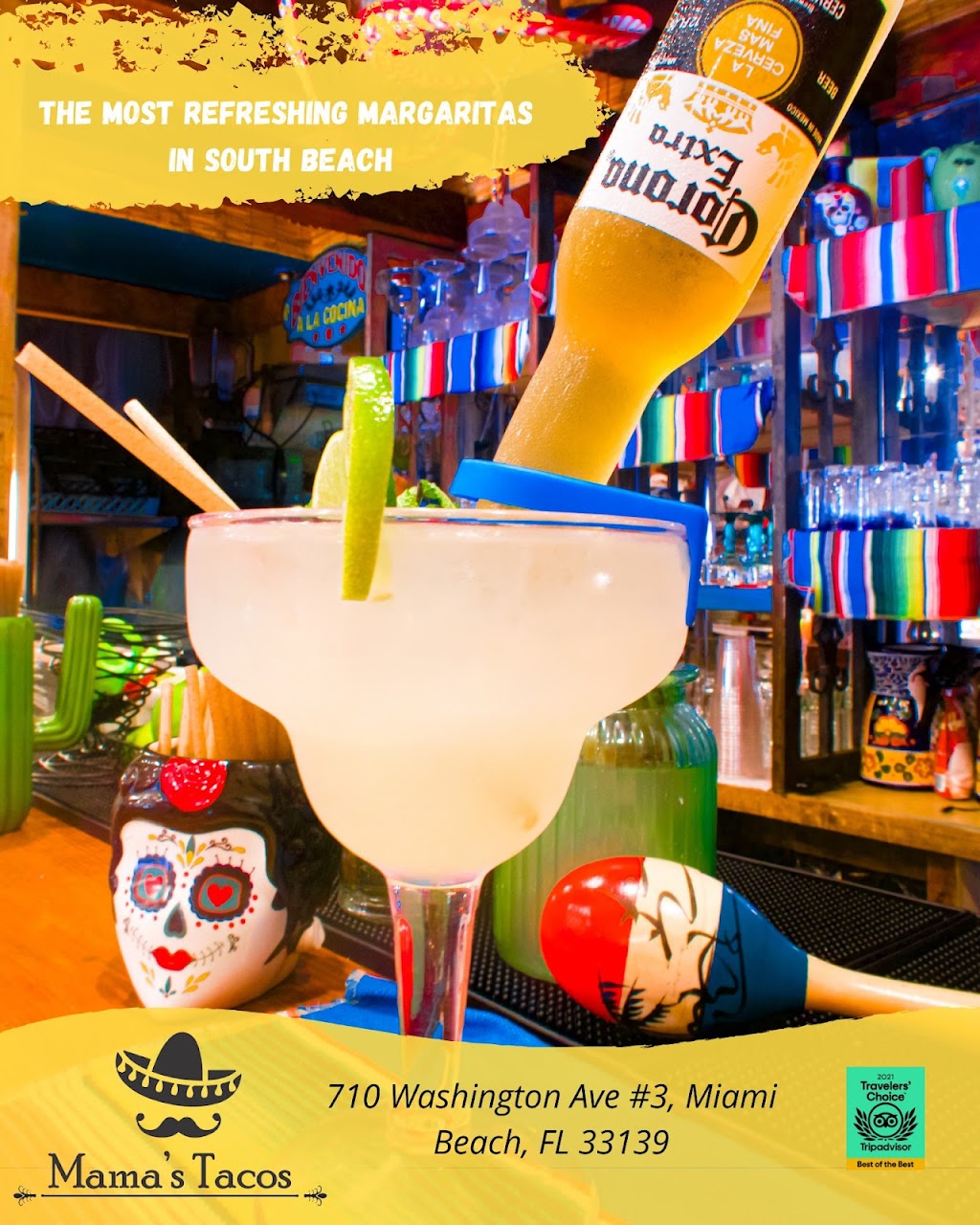 Mamas Tacos Latin Restaurant Miami Beach | restaurant | 710 Washington Ave #3, Miami Beach, FL 33139, USA | 7864136037 OR +1 786-413-6037