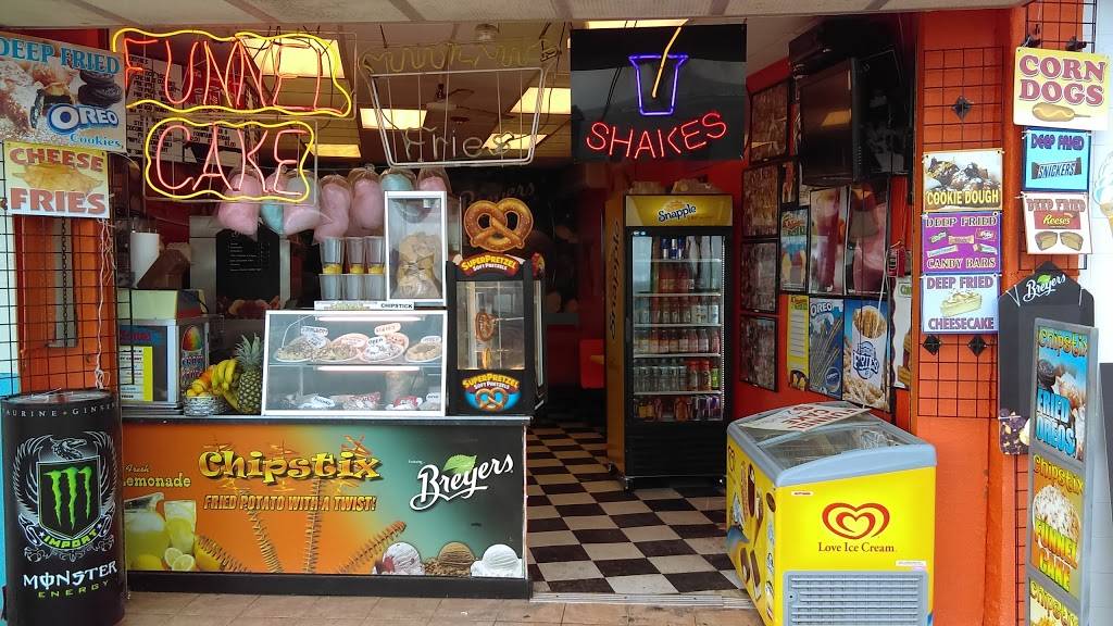 Chipstix , Funnel Cake , Fried Oreos | restaurant | 3001-3099 Boardwalk, Wildwood, NJ 08260, USA | 6097292020 OR +1 609-729-2020