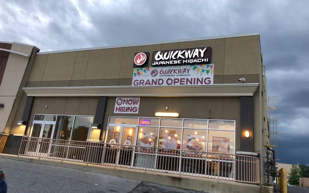 Quickway Hibachi | restaurant | 8652 Pulaski Hwy suite c, Rosedale, MD 21237, USA | 4437306776 OR +1 443-730-6776
