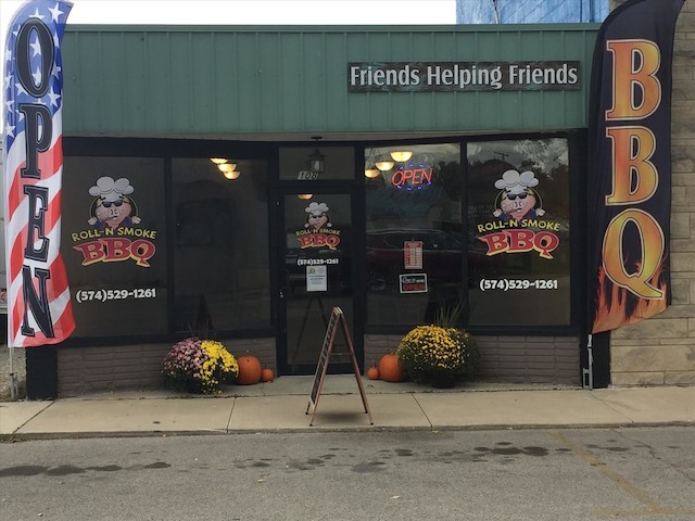Roll-N Smoke BBQ LLC | restaurant | 108 E Washington St, North Webster, IN 46555, USA | 5745291261 OR +1 574-529-1261