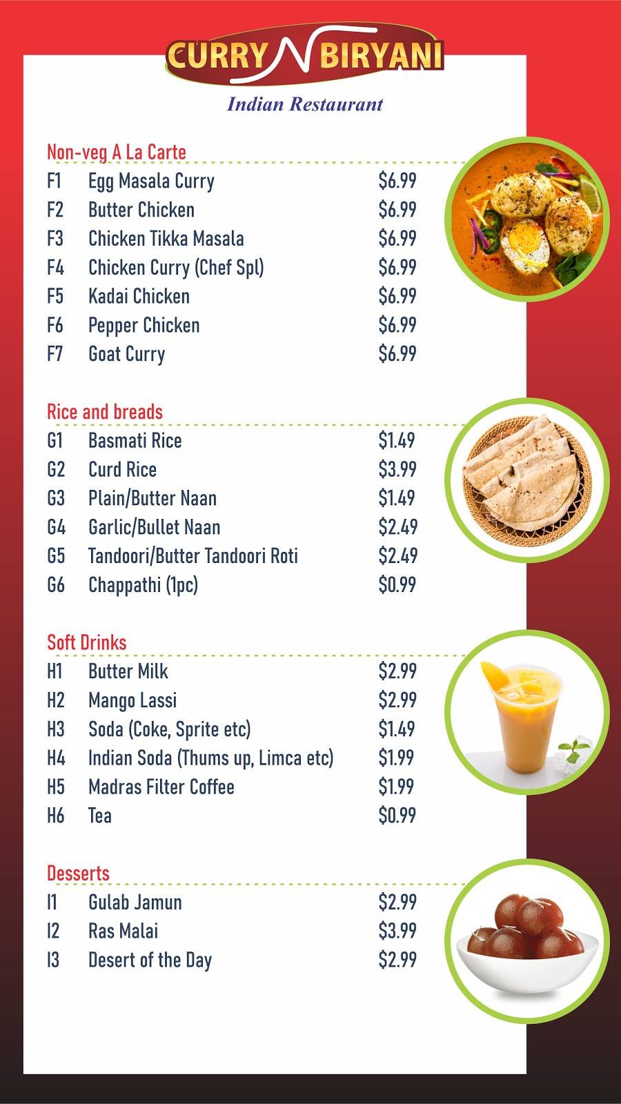 Curry N Biryani Indian Cuisine | restaurant | 4350 Main St Suite 160, Frisco, TX 75033, USA | 4698884395 OR +1 469-888-4395