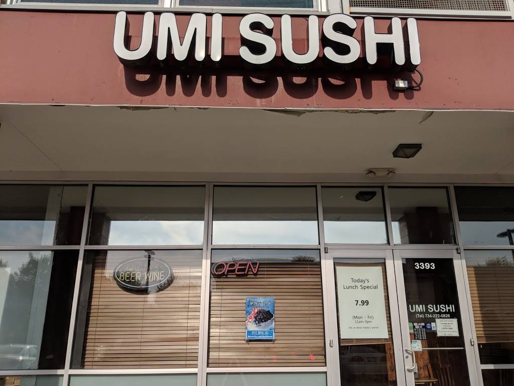 UMI SUSHI | restaurant | 3393 Plymouth Rd, Ann Arbor, MI 48105, USA | 7342220826 OR +1 734-222-0826