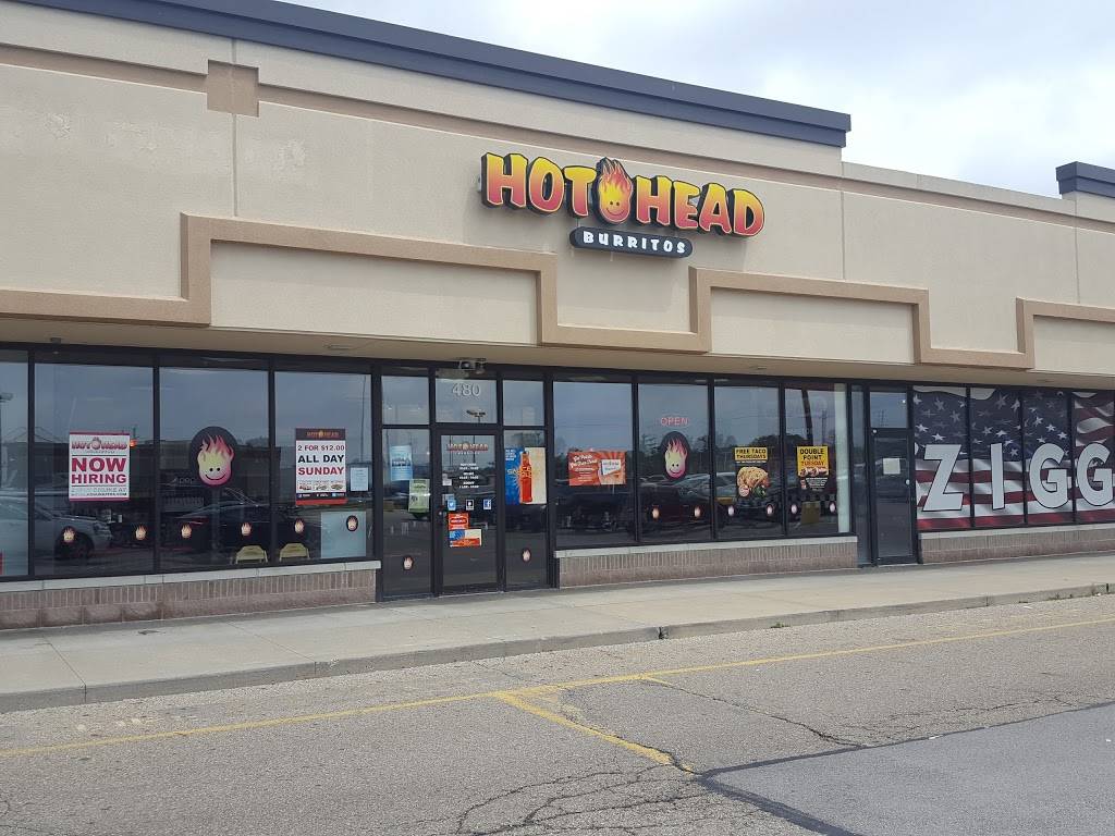 Hot Head Burritos | restaurant | 480 E Broad St, Pataskala, OH 43062, USA | 7409273578 OR +1 740-927-3578