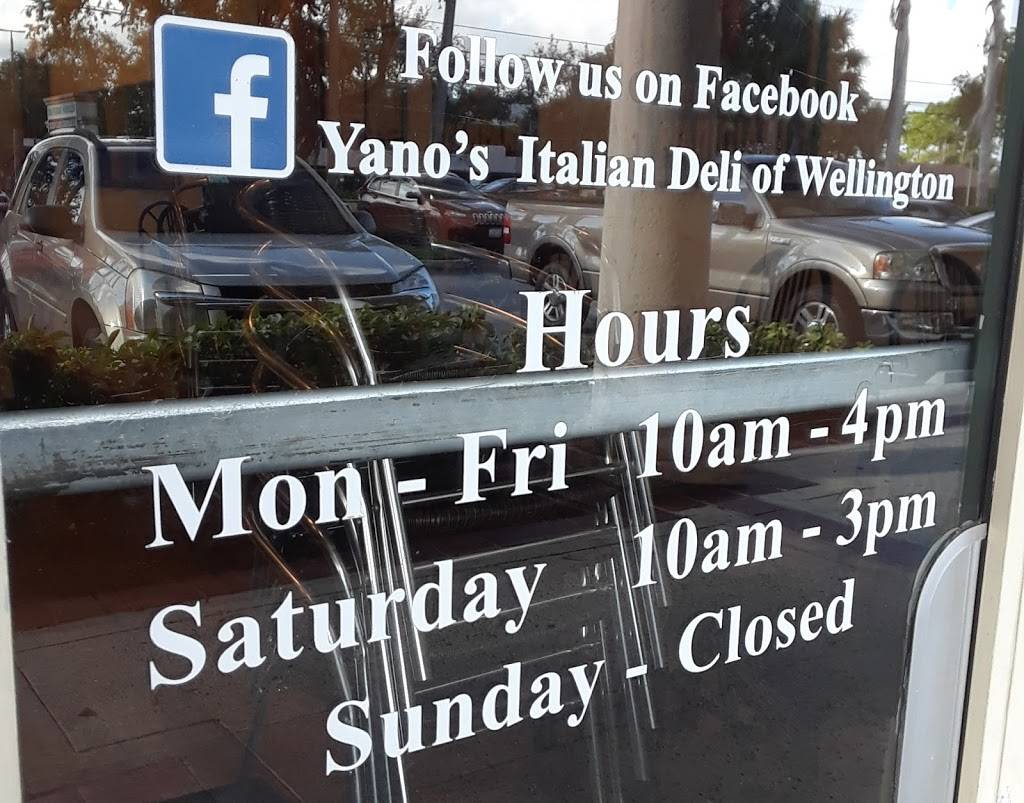 Yanos Italian Deli & Catering | meal takeaway | 13833 Wellington Trace Ste E8, Wellington, FL 33414, USA | 5617957333 OR +1 561-795-7333