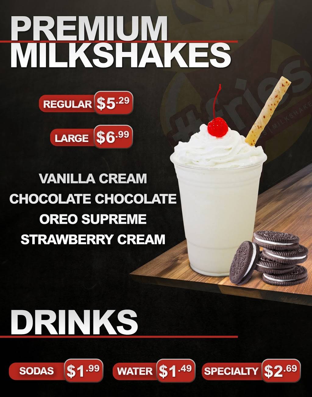 #fries | restaurant | 140 Fox Valley Center, Aurora, IL 60504, USA | 6302993206 OR +1 630-299-3206