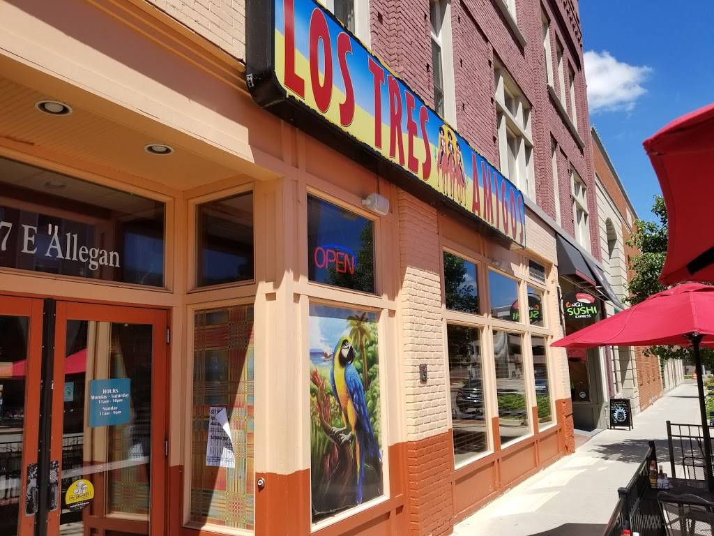 Los Tres Amigos Downtown Lansing | restaurant | 107-109 E Allegan St, Lansing, MI 48933, USA | 5173160066 OR +1 517-316-0066