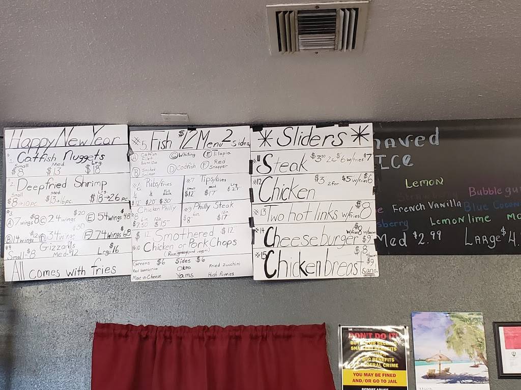 Dorsey Bs Fish and Fixins | restaurant | 5925 W Olive Ave, Glendale, AZ 85302, USA | 6234352233 OR +1 623-435-2233