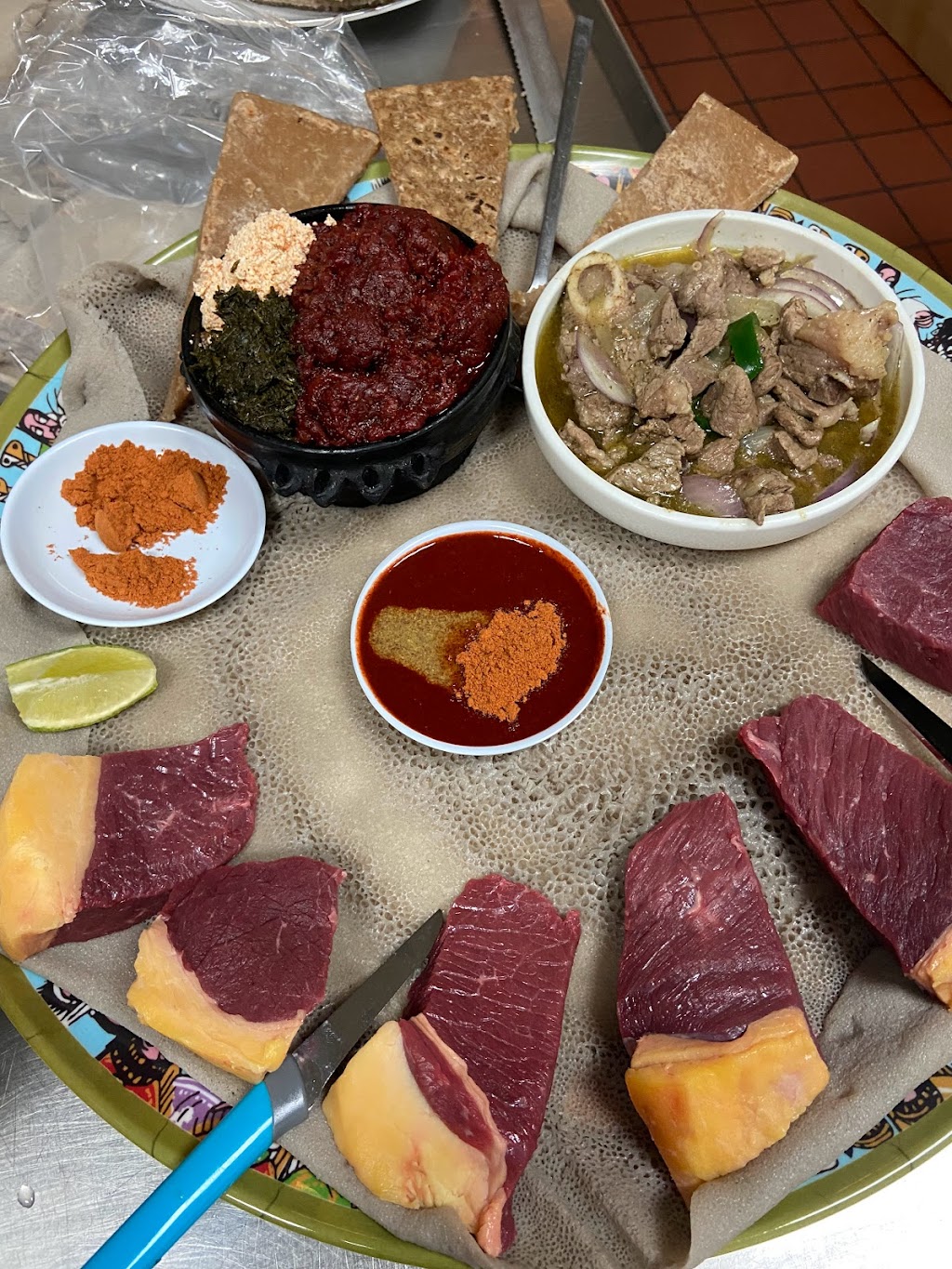 Nazret kitfo | restaurant | 656 S Pickett St, Alexandria, VA 22304, USA | 5715278309 OR +1 571-527-8309