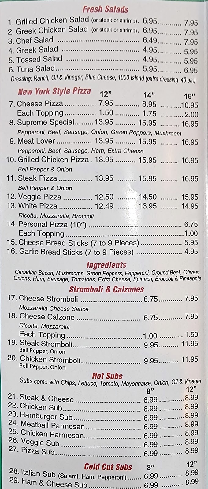 Moes Pizza & Subs 2 | restaurant | 6004-F, Landmark Center Blvd, Greensboro, NC 27407, USA | 3369380090 OR +1 336-938-0090