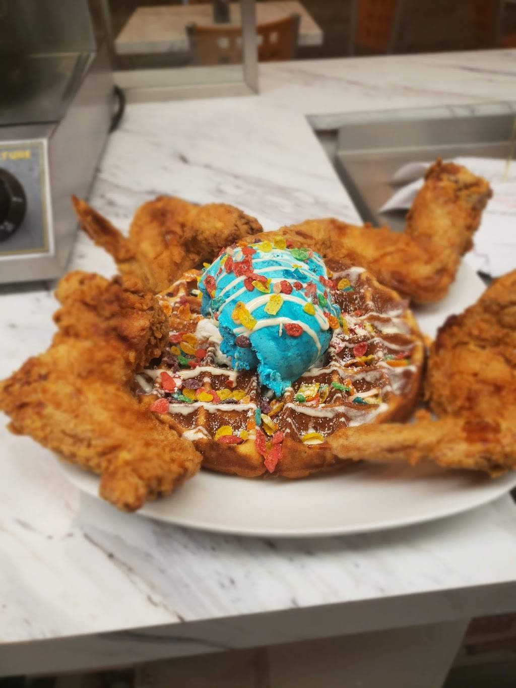 Wafflez N Creamz-Veterans Location | restaurant | 12100 Veterans Memorial Dr Ste F, Houston, TX 77067, USA | 8322861329 OR +1 832-286-1329