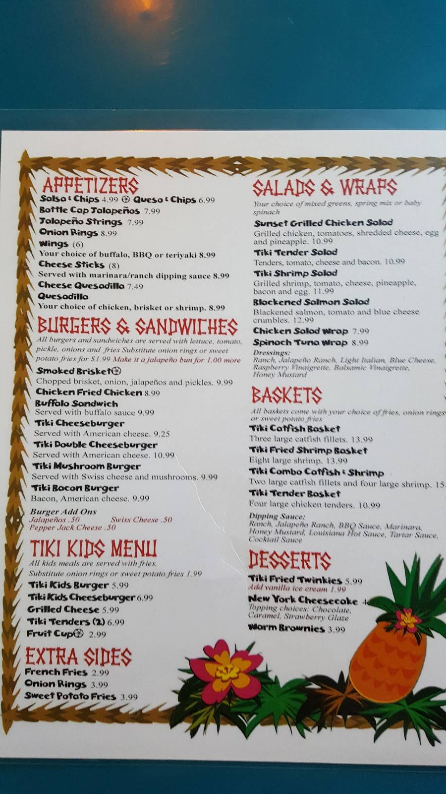 Tiki Hut | restaurant | 1937 Island Cir, Tool, TX 75143, USA | 9032899348 OR +1 903-289-9348