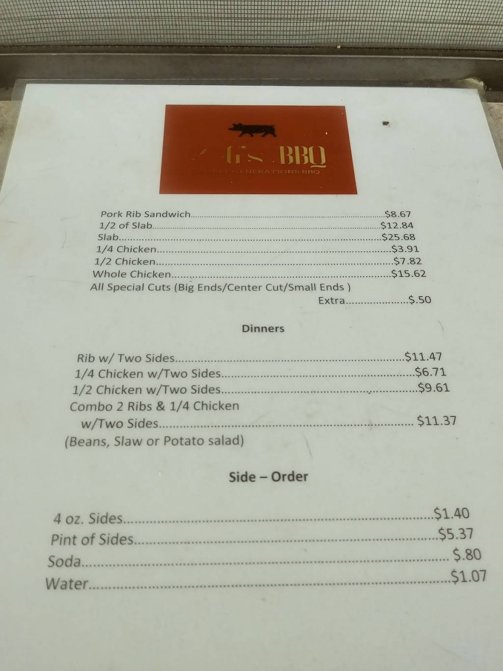 Three Generations BBQ- Formerly Pine Street Bar-B-Que | restaurant | 408 Pine St, Leesburg, FL 34748, USA | 3524357981 OR +1 352-435-7981