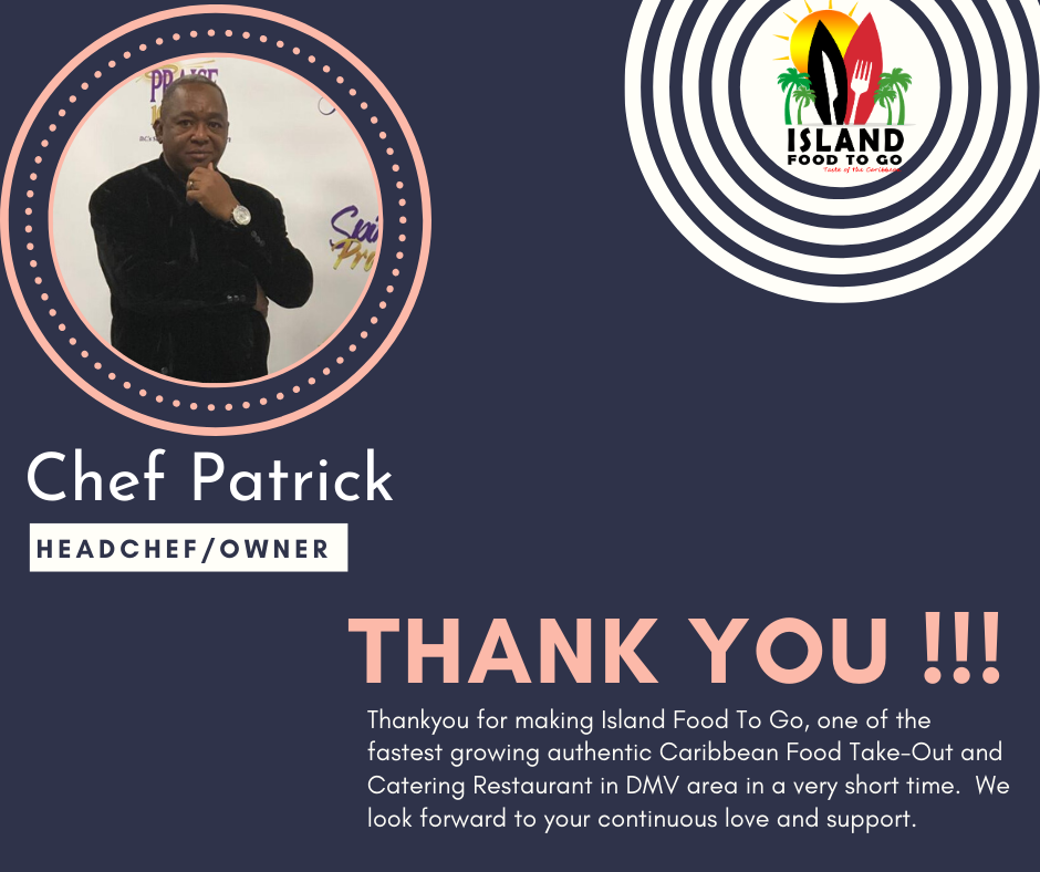 Island Food To Go | meal takeaway | Chescape Kitchen, 1602 Village Market Blvd SE #120, Leesburg, VA 20175, USA | 5714978816 OR +1 571-497-8816