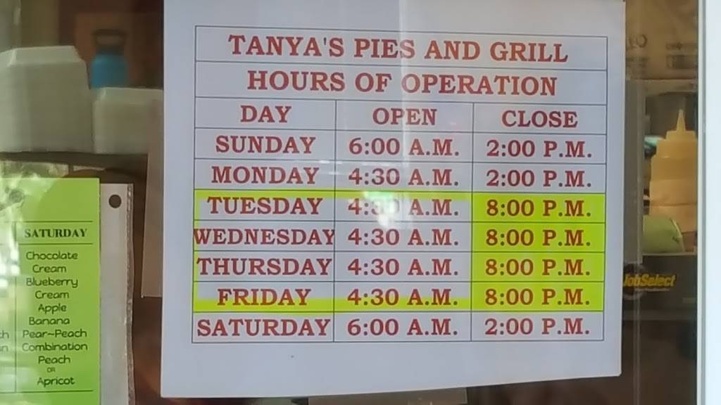 Tanyas Pies and Grill | restaurant | 1008 California Ave, Wahiawa, HI 96786, USA | 8086217188 OR +1 808-621-7188