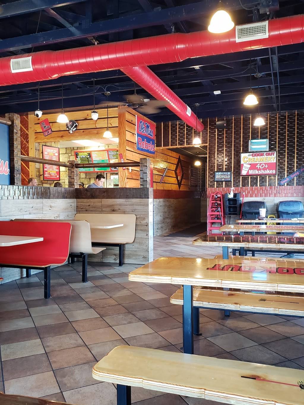 Cook Out | restaurant | 2195 Jackson Ave W, Oxford, MS 38655, USA | 6622811152 OR +1 662-281-1152