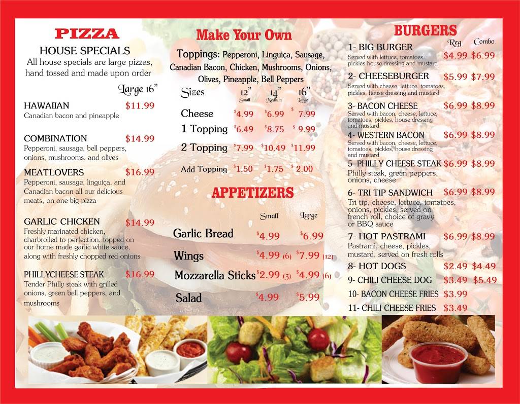 BIG BURGER & MAIN STREET PIZZA | restaurant | 101 N Tully Rd, Turlock, CA 95380, USA | 2096643712 OR +1 209-664-3712