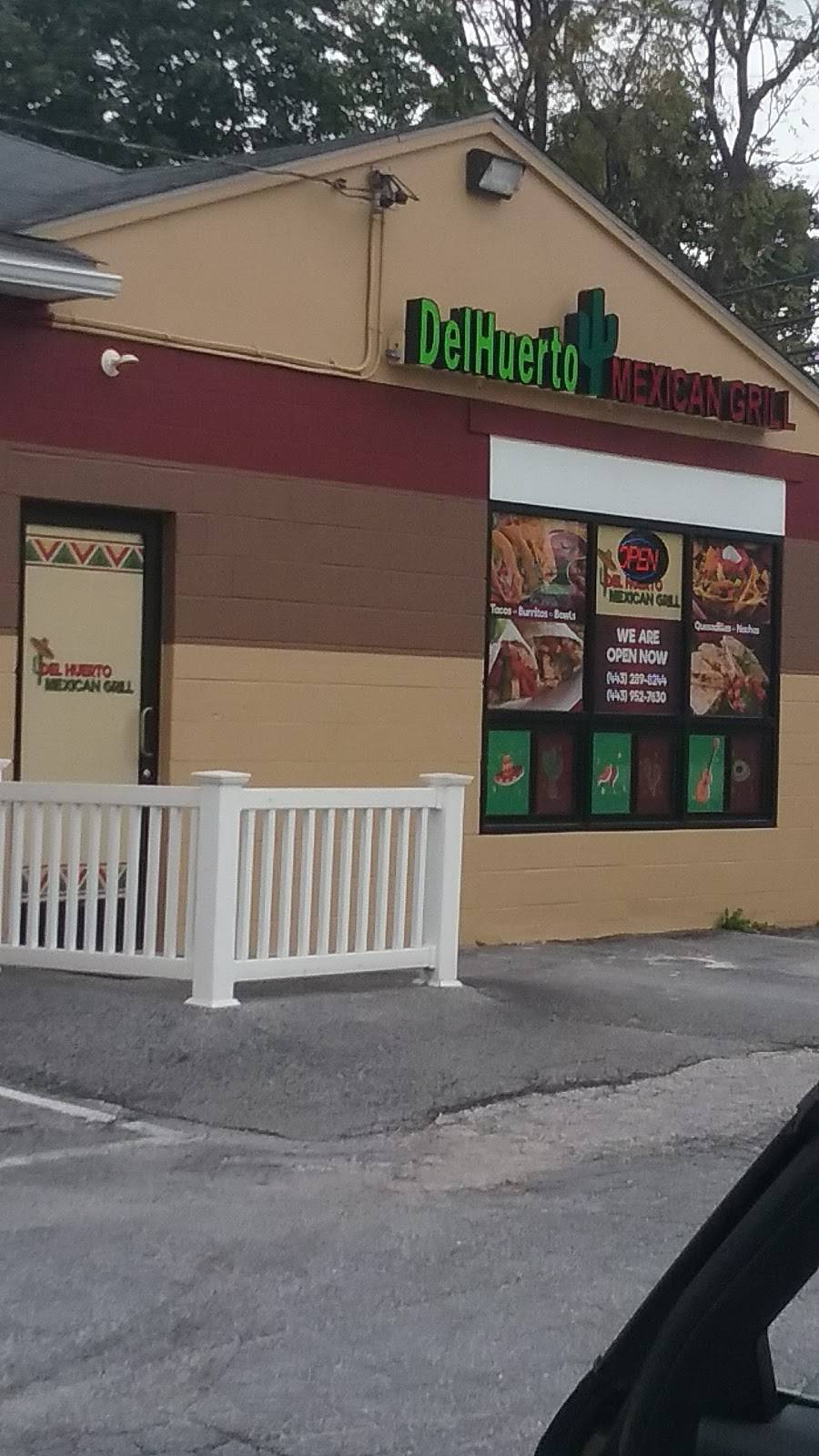 Del Huerto Mexican Grill | restaurant | 79 John St, Westminster, MD 21157, USA | 4432898244 OR +1 443-289-8244