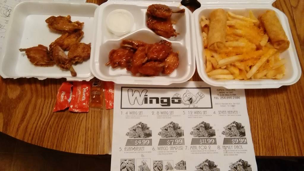 Wingo | restaurant | 3301 E Rancier Ave #102c, Killeen, TX 76543, USA | 2546902386 OR +1 254-690-2386
