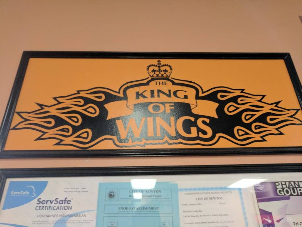 Tri-City Wings & Grill | restaurant | 197 North St, Newton, MA 02460, USA | 6172448220 OR +1 617-244-8220