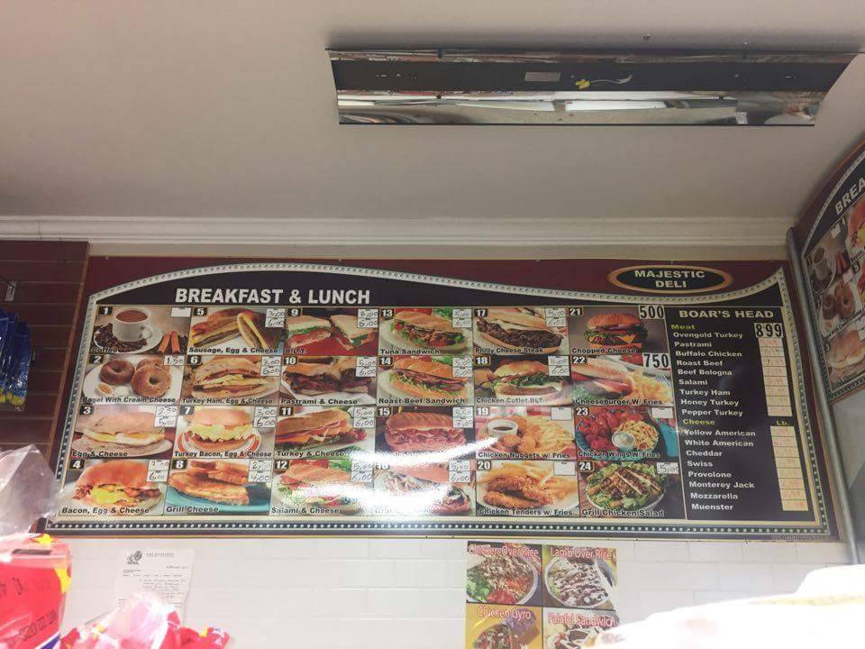 Majestic gourmet deli | restaurant | 6119 Broadway, Bronx, NY 10471, USA | 3474274063 OR +1 347-427-4063