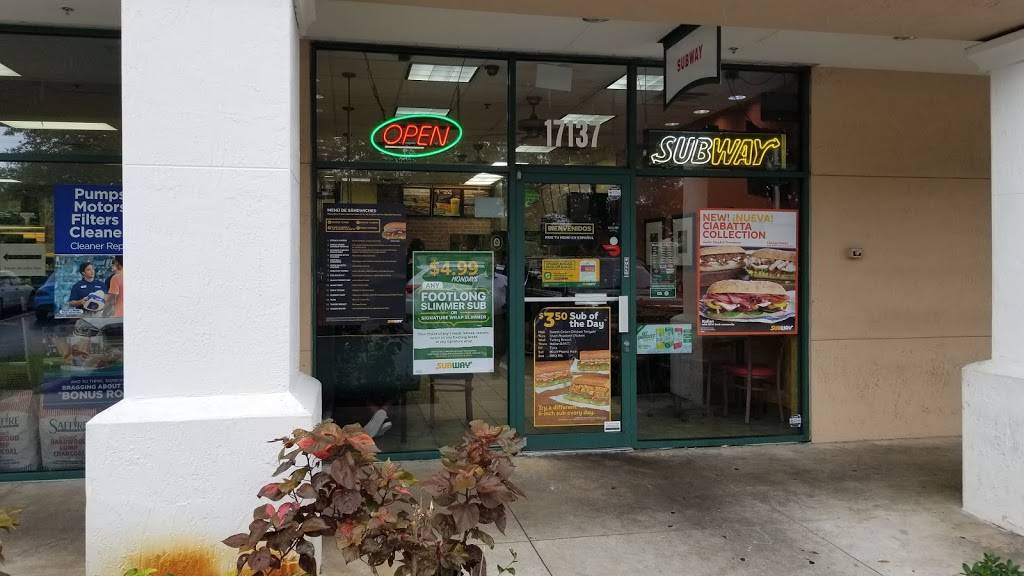 Subway | restaurant | 17137 Miramar Pkwy, Miramar, FL 33027, USA | 9544503443 OR +1 954-450-3443