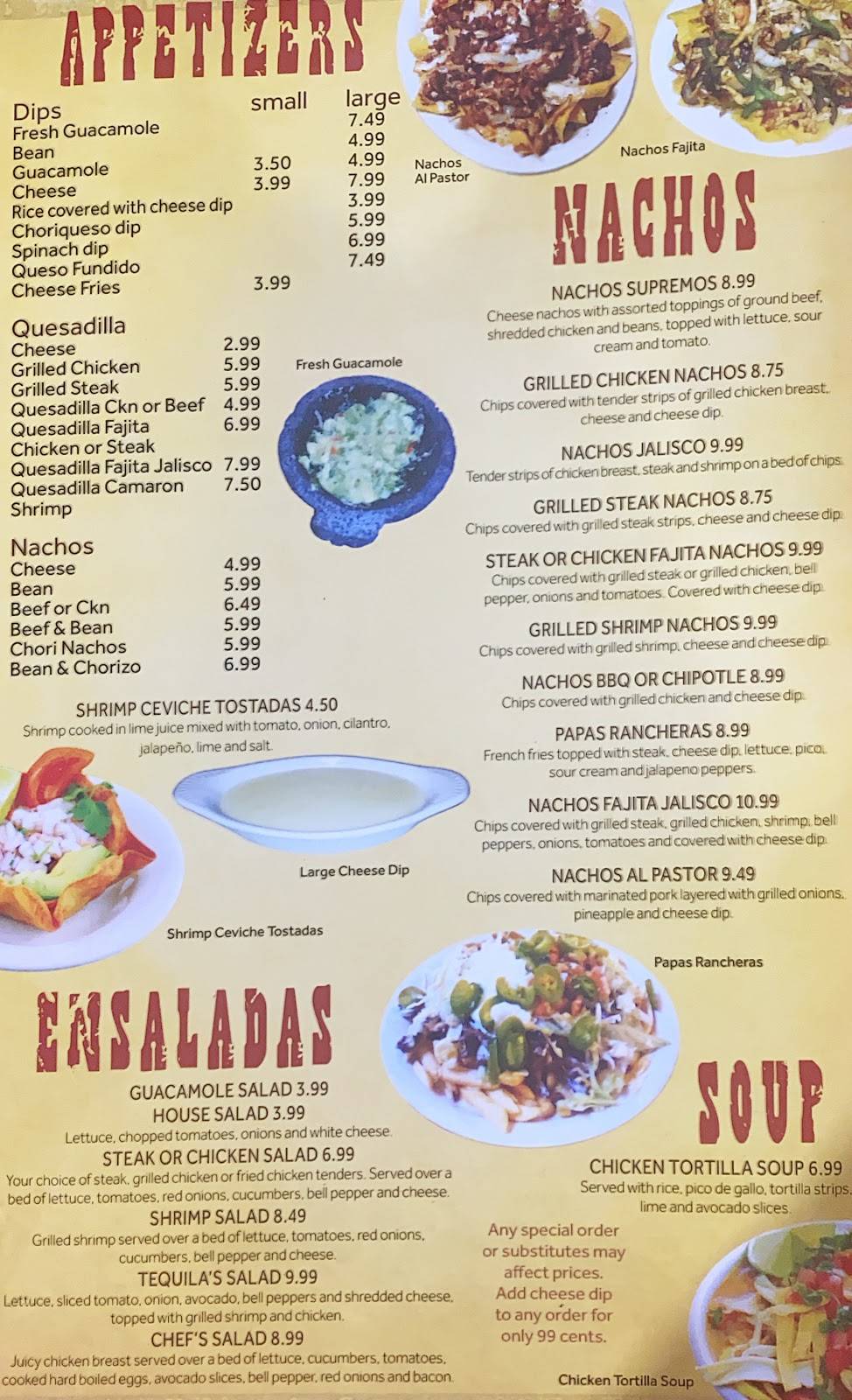 Tequilas Mexican Grill | restaurant | 1547 Bear Creek Pike Suite D, Columbia, TN 38401, USA | 9315058341 OR +1 931-505-8341