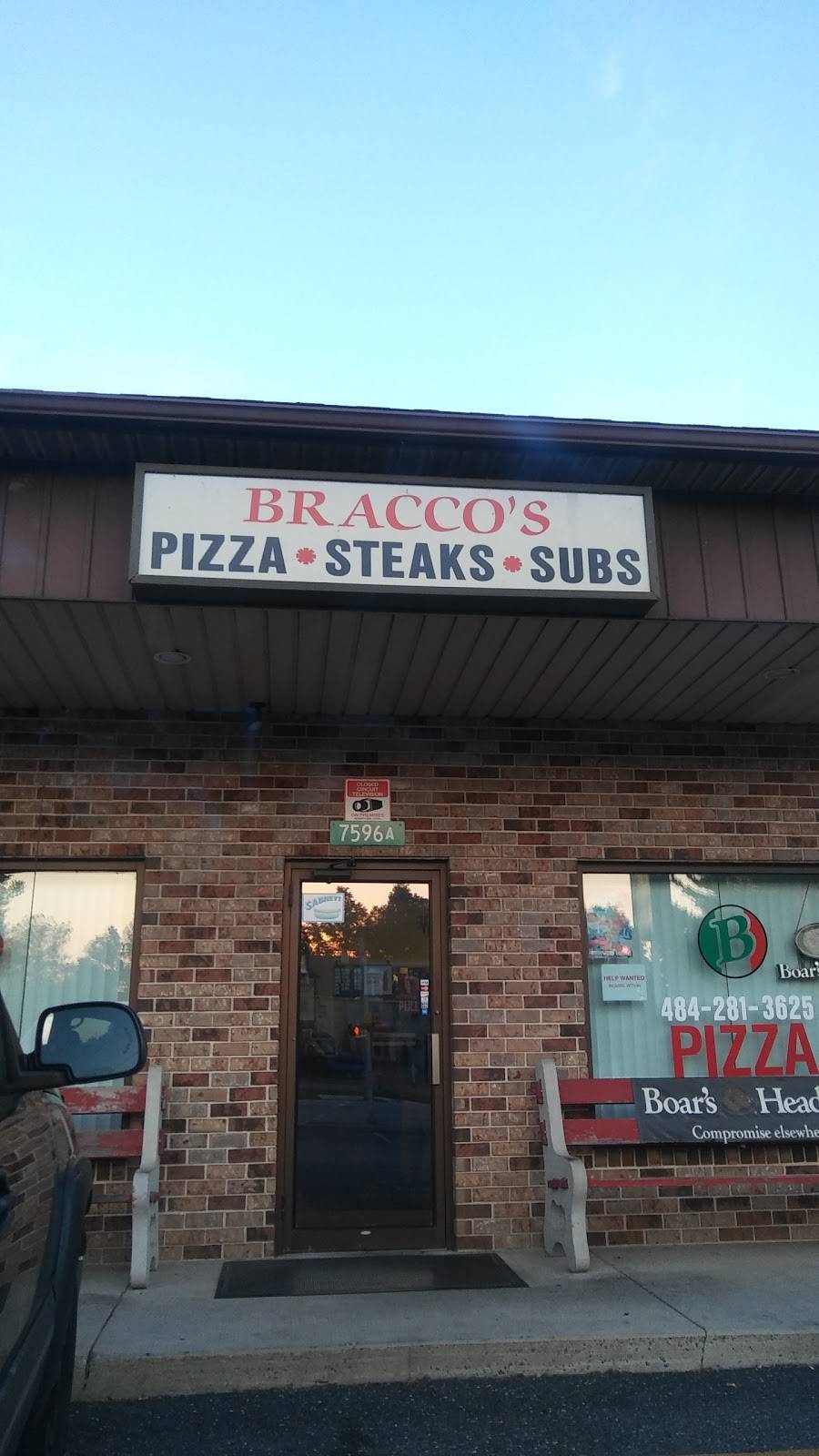 Braccos Pizza | restaurant | 7596A Beth Bath Pike, Bath, PA 18014, USA | 4842813625 OR +1 484-281-3625