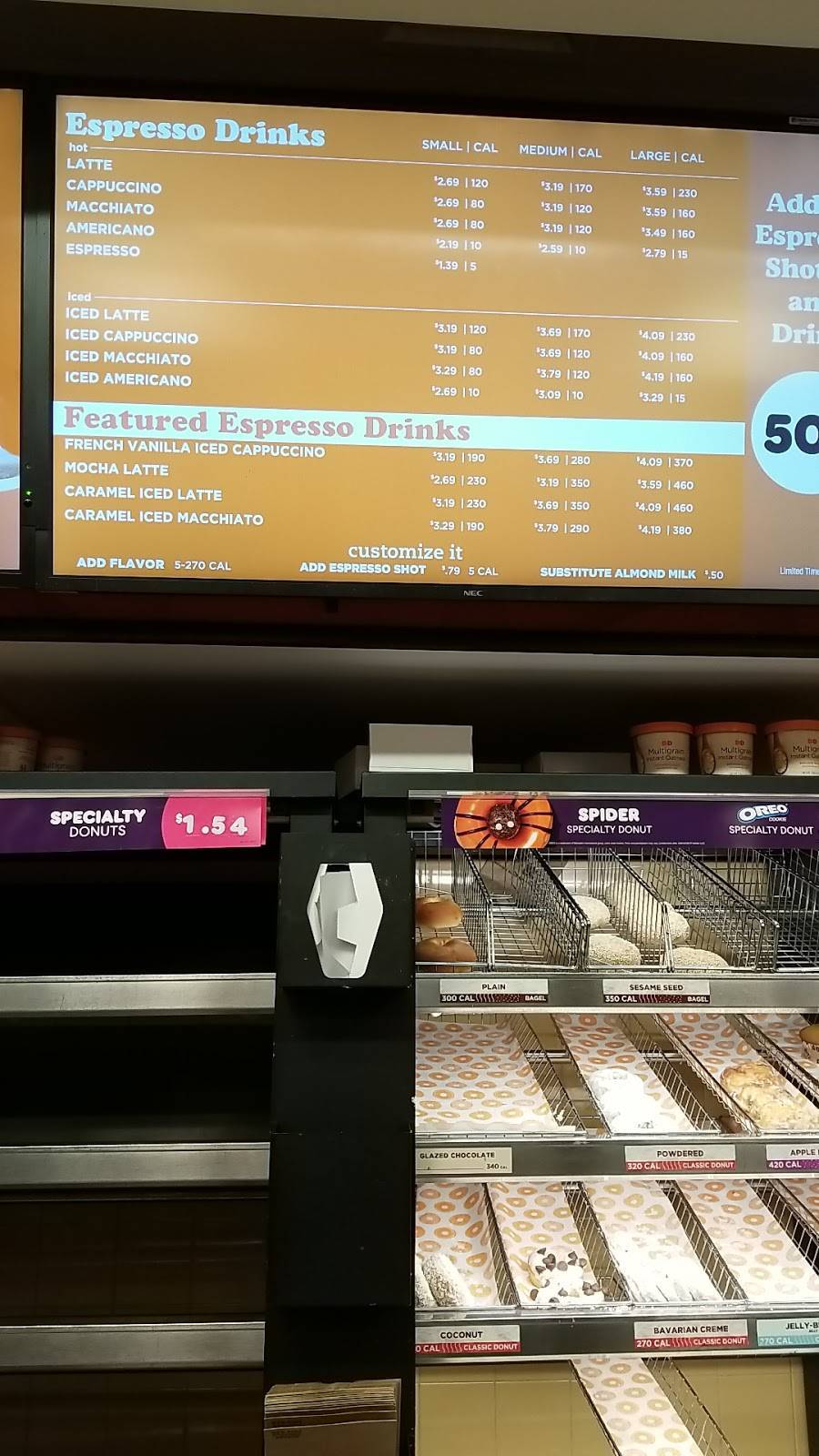 Dunkin | bakery | 876A Lexington St, Waltham, MA 02452, USA | 7818939880 OR +1 781-893-9880