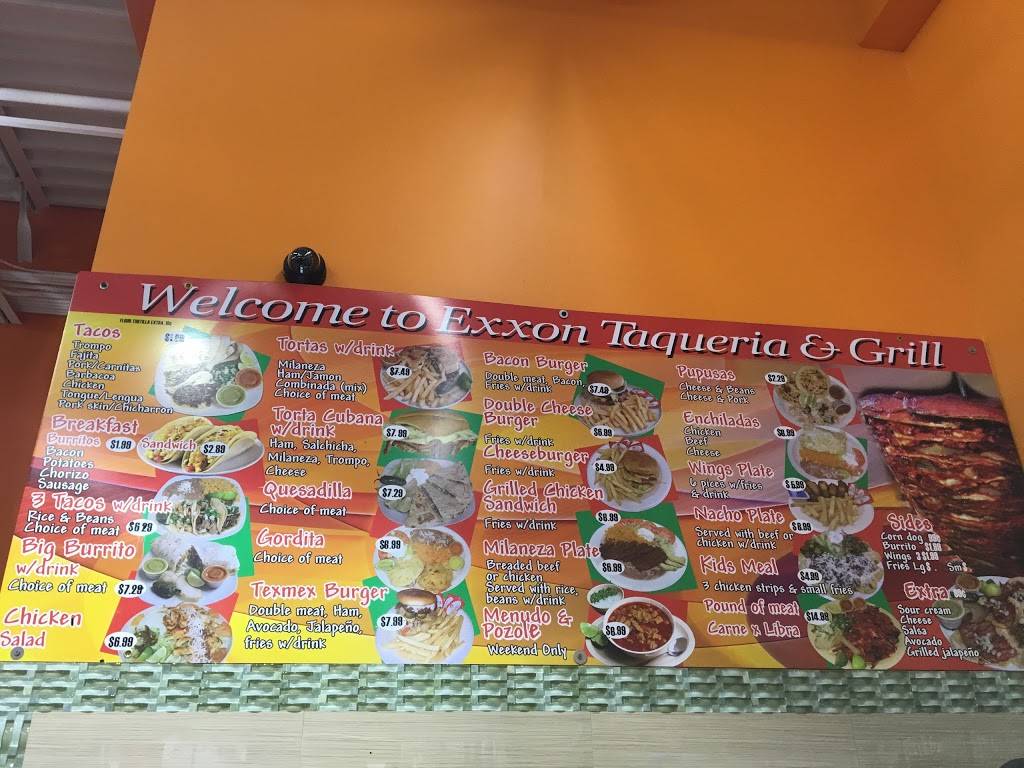 Exxon Taqueria & Grill | restaurant | 3701 Pioneer Rd, Balch Springs, TX 75180, USA | 9725571220 OR +1 972-557-1220