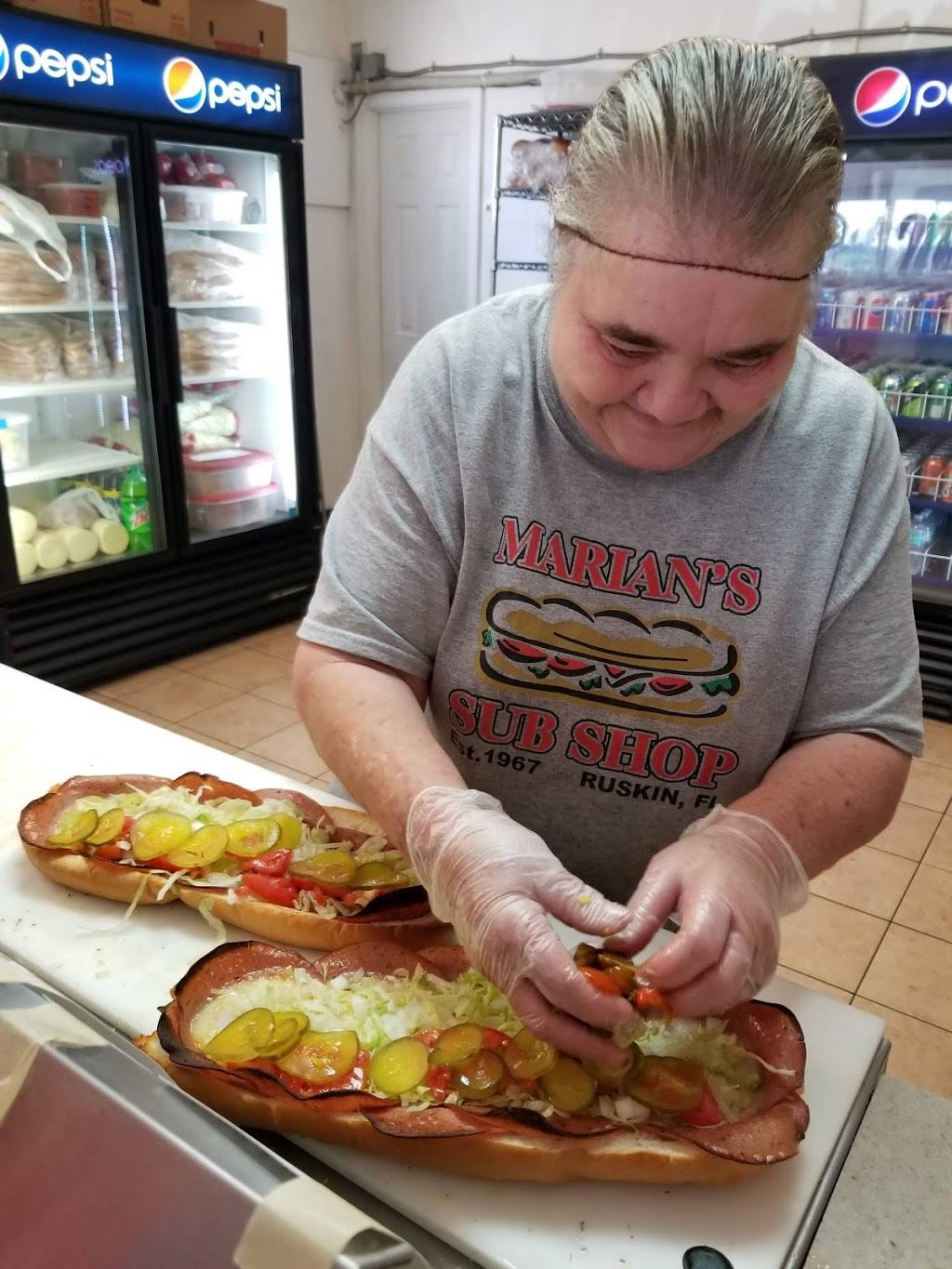 Marians Sub Shop | meal takeaway | 701 US-41, Ruskin, FL 33570, USA | 8136451088 OR +1 813-645-1088