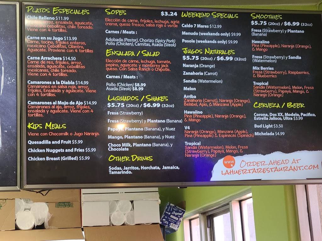 La Huerta Restaurant | restaurant | 2736 E Vineyard Ave, Oxnard, CA 93036, USA | 8059190383 OR +1 805-919-0383