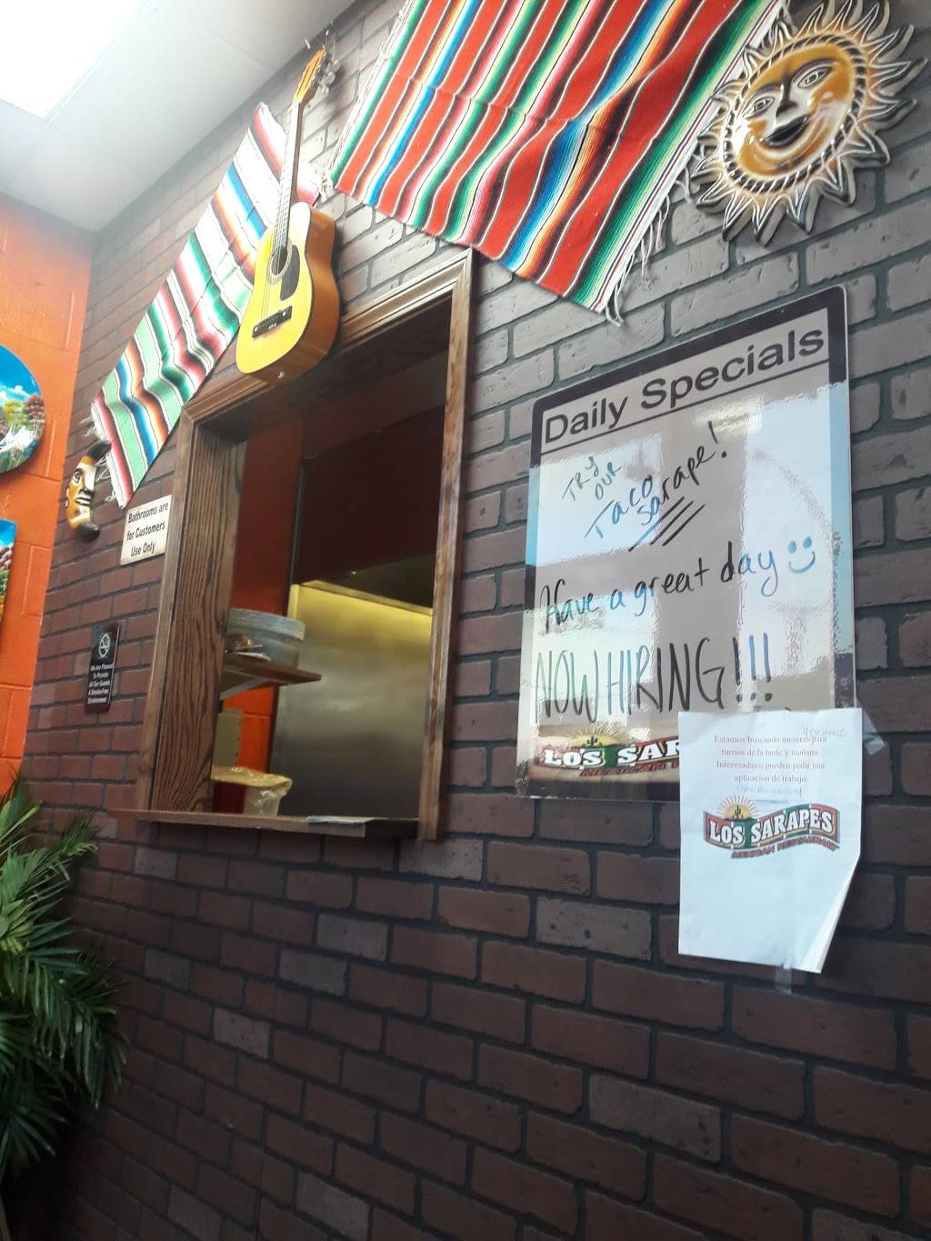 Los Sarapes Mexican Restaurant | restaurant | 3832 147th St, Midlothian, IL 60445, USA | 7089269021 OR +1 708-926-9021