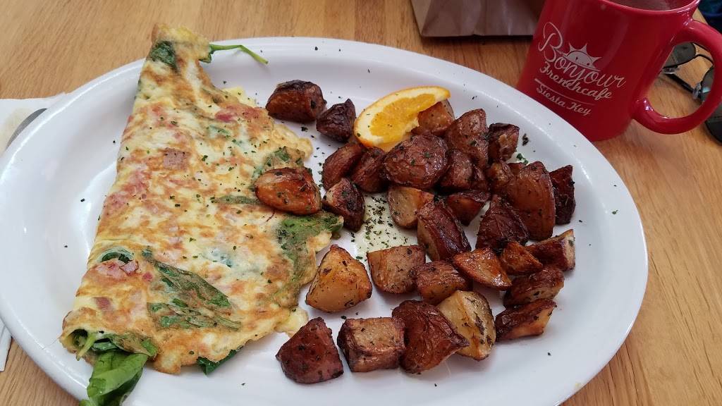 RESTAURANT BONJOUR FRENCH CAFE | restaurant | 5214 Ocean Blvd, Siesta Key, FL 34242, USA | 9413460600 OR +1 941-346-0600