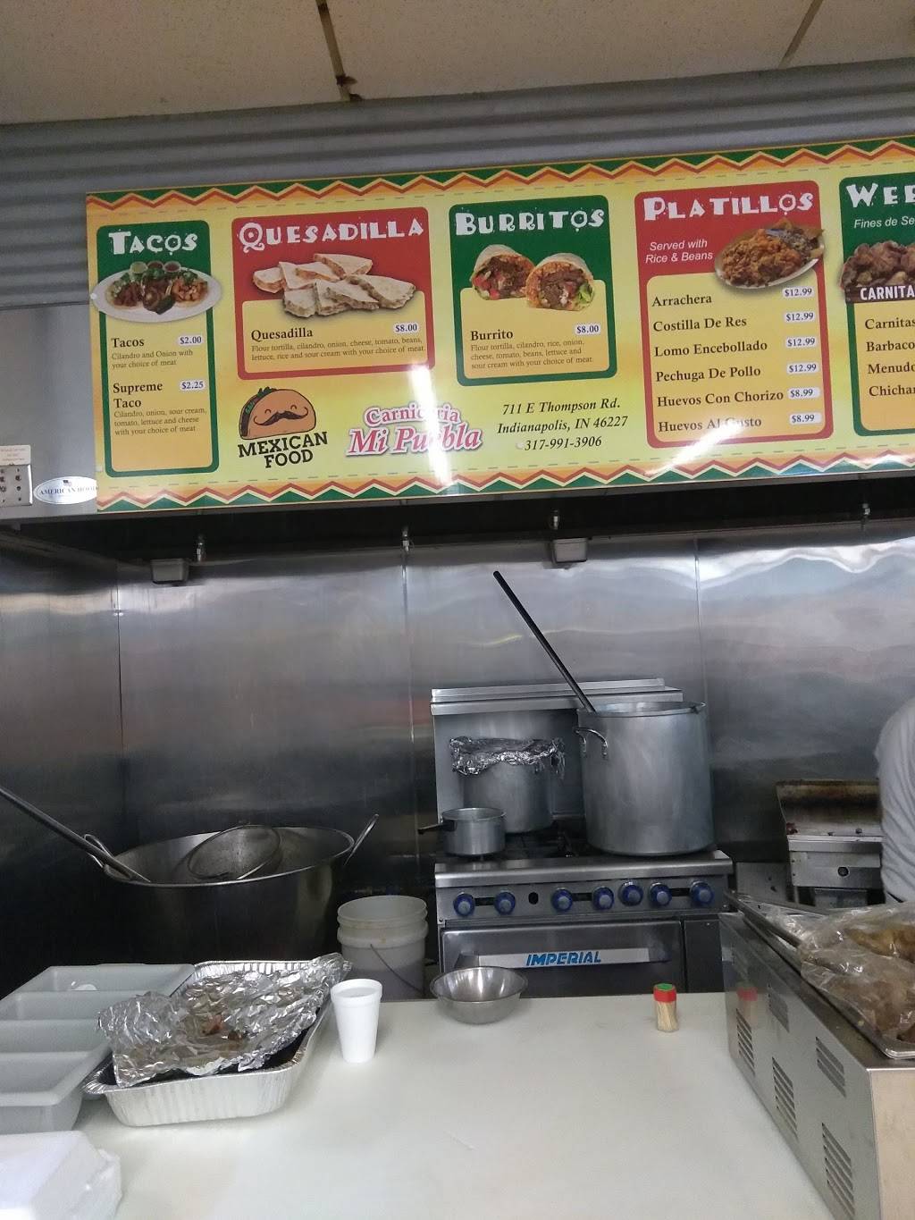 Carniceria Mi Puebla | restaurant | 711 Thompson Rd, Indianapolis, IN 46227, USA | 3179913906 OR +1 317-991-3906