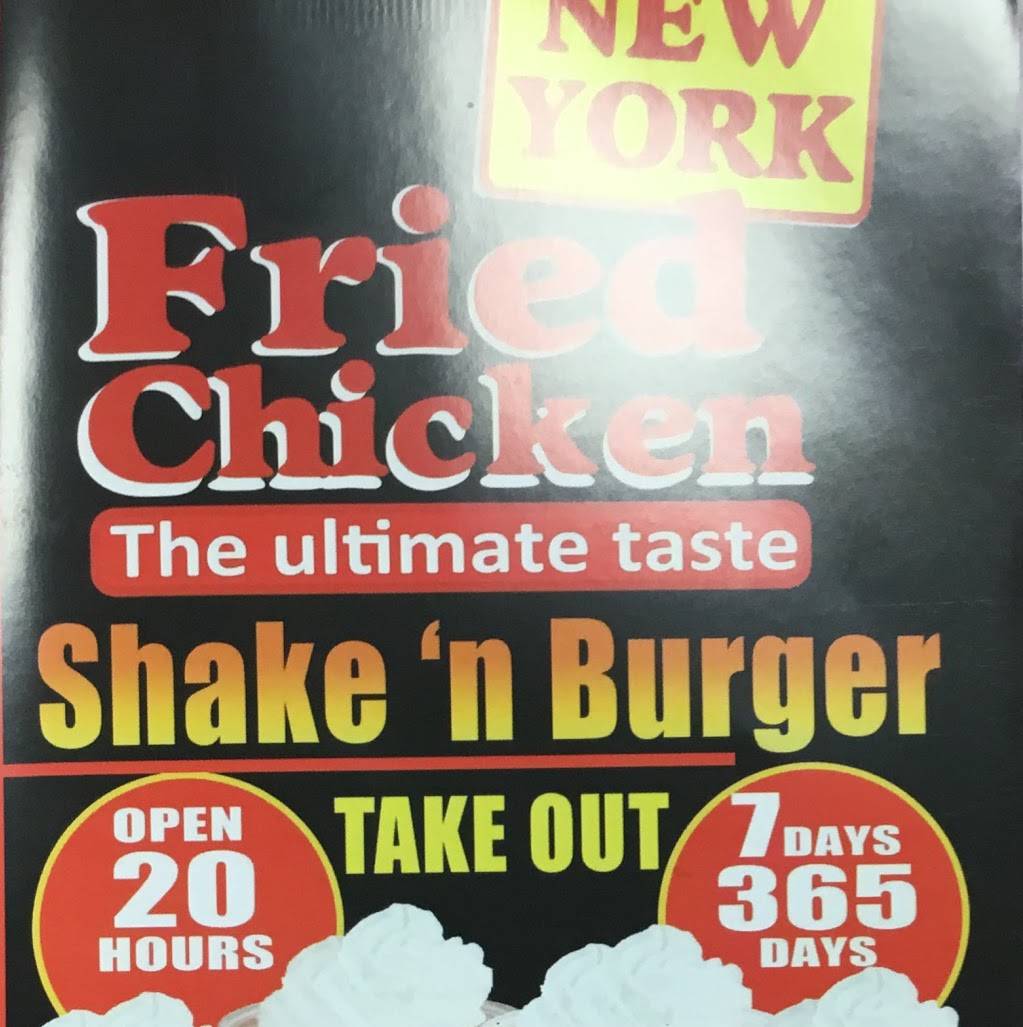 Shake & Burger New York Fried chicken | restaurant | 319 Nassau Rd, Roosevelt, NY 11575, USA | 5165342100 OR +1 516-534-2100
