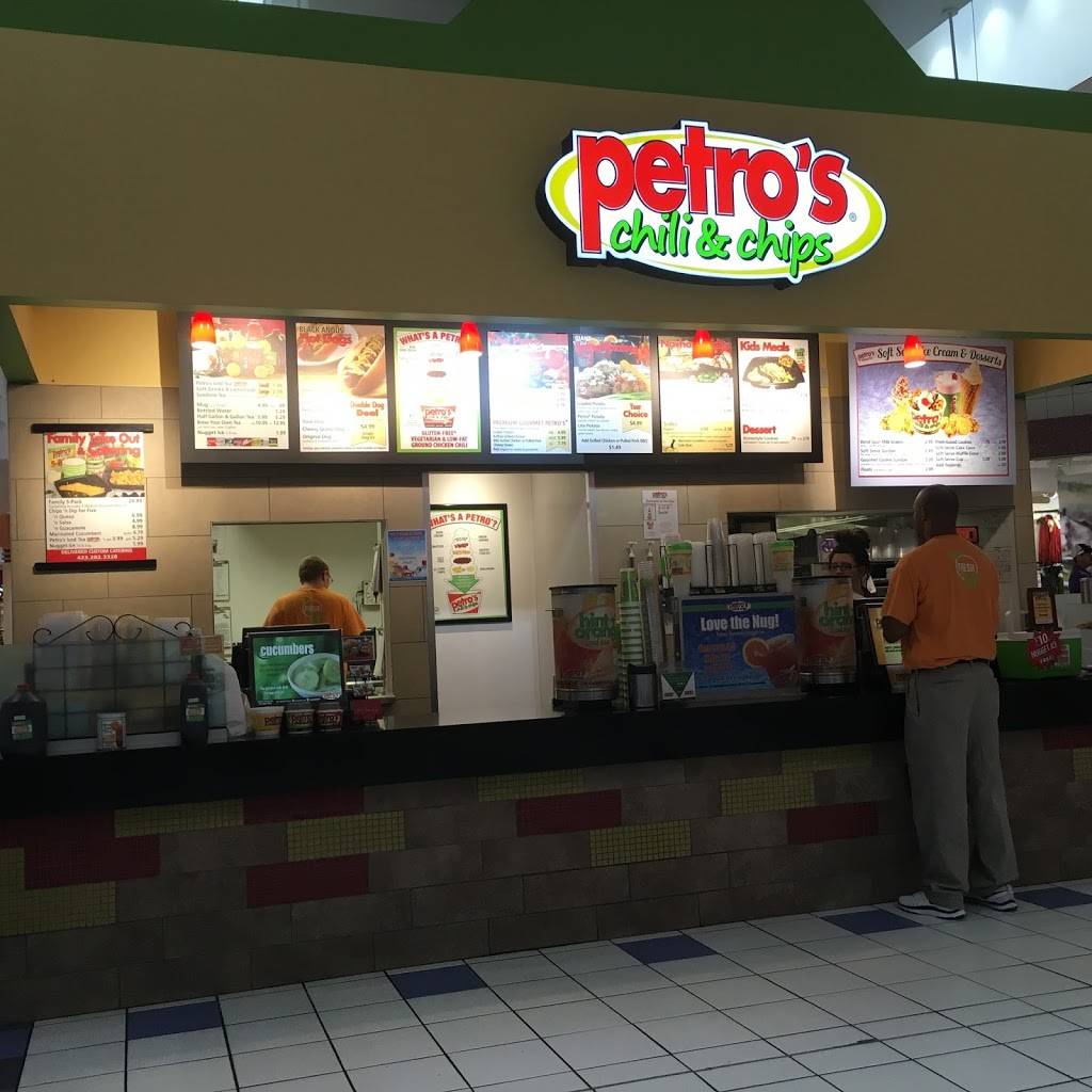 Petros Chili & Chips - Mall at Johnson City | restaurant | 2011 N Roan St A41, Johnson City, TN 37601, USA | 4232830859 OR +1 423-283-0859