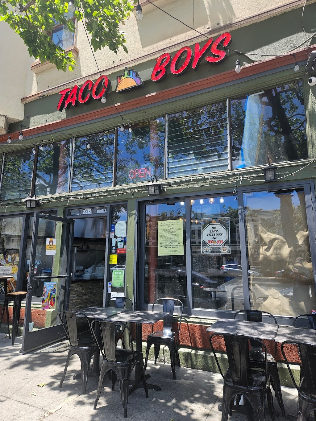 Taco Boys | restaurant | 2312 Market St, San Francisco, CA 94114, USA | 4158293609 OR +1 415-829-3609