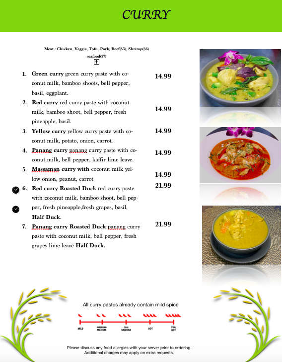 Thai Rice | restaurant | 7175 N Davis Hwy STE J, Pensacola, FL 32504, USA | 8505424316 OR +1 850-542-4316