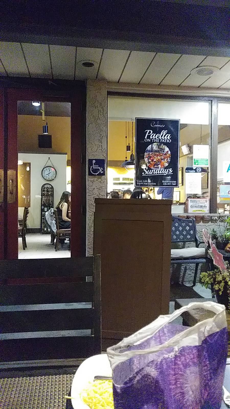 Cosmos Bistro | restaurant | 1031 E Rte 66, Glendora, CA 91740, USA | 6268577667 OR +1 626-857-7667