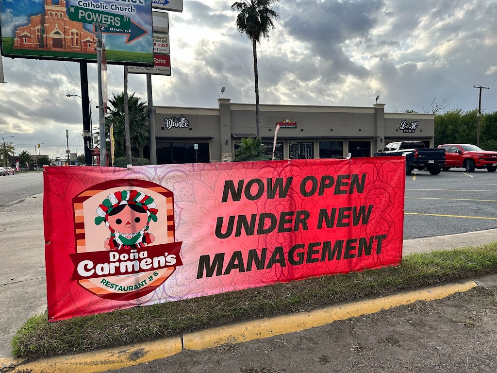 Doña Carmen’s Restaurant #6 | restaurant | 408 S Sam Houston Blvd #102, San Benito, TX 78586, USA | 9565098890 OR +1 956-509-8890